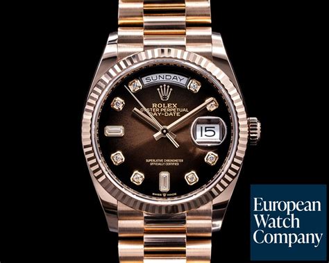 rolex black and brown|day date rolex 36mm.